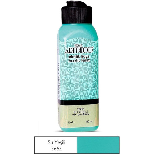 ARTDECO AKRİLİK BOYA 140ML SU YEŞİLİ 3662